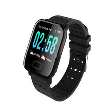 Load image into Gallery viewer, A6 Smart Watch with Heart Rate Monitor Fitness Tracker Blood Pressure Smartwatch Waterproof For Android IOS