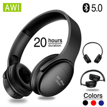 Load image into Gallery viewer, AWI H1 Pro Bluetooth Headphones Wireless Earphone Over-ear Noise HiFi Stereo Canceling Gaming Headset with Mic Support TF Card