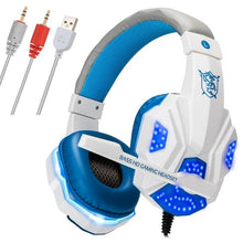 Load image into Gallery viewer, LED Lights Gaming Headset for Notebook PC Stereo Surround Sound Noise Cancelling Wired Gamer Headphones With Mic auriculares
