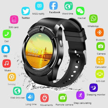 Load image into Gallery viewer, New men\'s and women\'s fashion sports smart watch with music player mobile phone watch with slot SIM card GPS