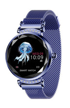 Load image into Gallery viewer, Fashion Women H2 Smart Watch Heart Rate Blood Pressure Waterproof Sleep Monitor 3D Diamond Glass Lady Smartwatch
