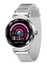 Load image into Gallery viewer, Fashion Women H2 Smart Watch Heart Rate Blood Pressure Waterproof Sleep Monitor 3D Diamond Glass Lady Smartwatch