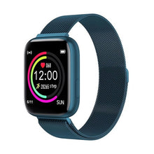 Load image into Gallery viewer, Bakeey P4 1.4inch Big Full Touch Screen 24h Heart Rate Blood Pressure O2 Monitor Weather Push Remind Music bluetooth Smart Watch