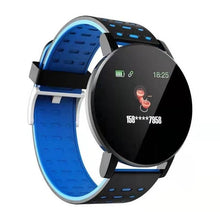 Load image into Gallery viewer, 119 Plus Smart Bracelet Heart Rate Smart Watch Man Wristband Sports Watches Band Waterproof Smartwatch Android With Alarm Clock